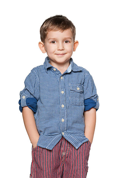 istock Cute fashion small boy 454054661