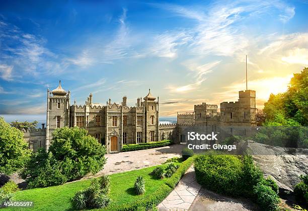 Vorontsov Palace Stock Photo - Download Image Now - Crimea, Alupka, Palace
