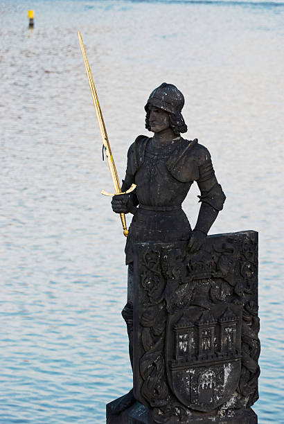 istock The statue of knight Bruncvik 454057025