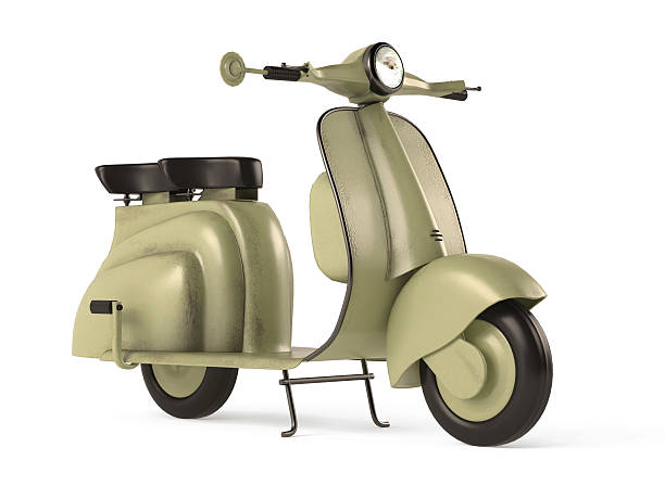 scooter retro - piaggio fotografías e imágenes de stock