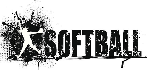 Softball Pitcher Grunge Graphic - Girls Background Softball Pitcher Grunge Graphic - Girls Background. Softball Pitcher Grunge Graphic - Girls with the word "softball". Check out my "Baseball Summer Sport" light box for more. softball pitcher stock illustrations