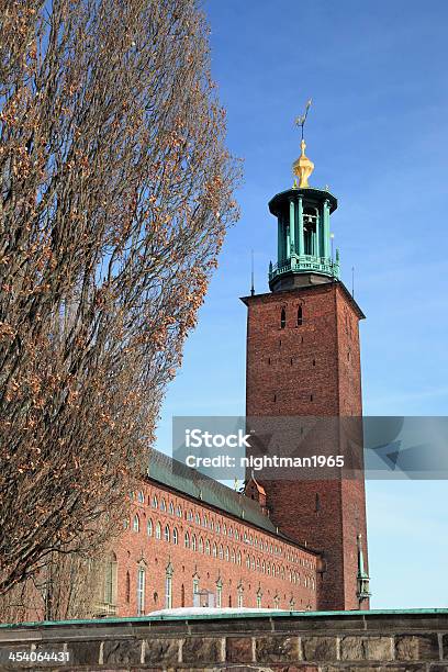 City Hall Stock Photo - Download Image Now - Architecture, Blue, Brick