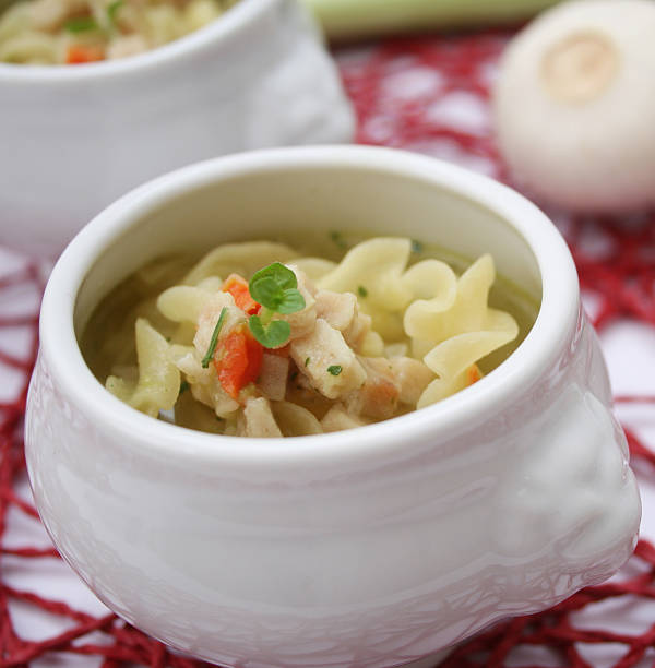 istock soup with noodles and chicken 454072233