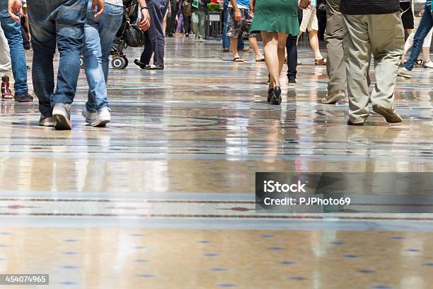 Tourists Walking In Vittorio Emanuele Gallery Stock Photo - Download Image Now - Adult, Architectural Dome, Architecture