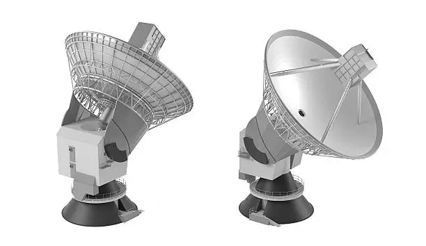 Radio-telescope. Hug antenna