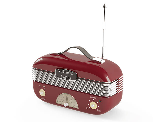 istock old fashioned vintage portable radio. 454086209