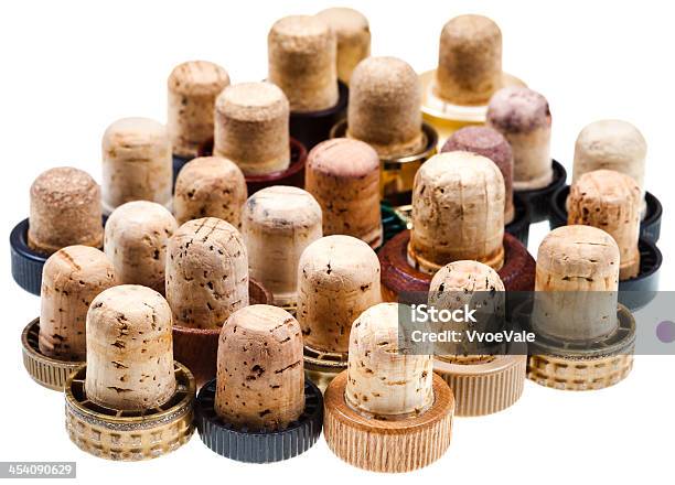 Used Corks From Strong Drinks Stock Photo - Download Image Now - Bottle Stopper, Cork - Stopper, Whiskey