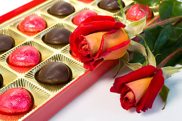 istock roses and box of chocolates 454091453