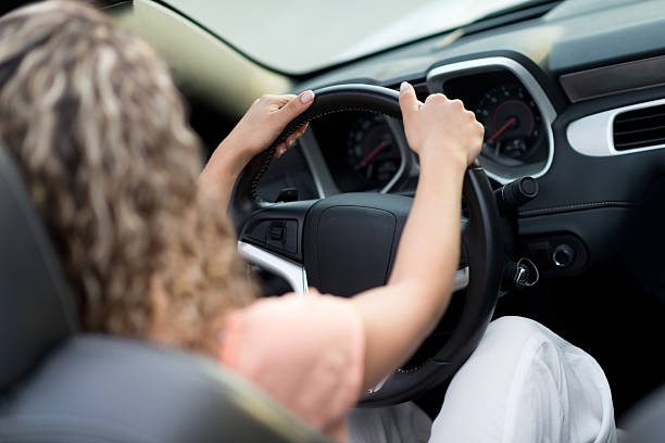 istock Woman driving a car 454096745