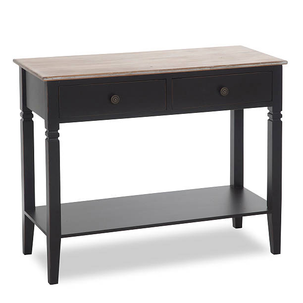 istock Old Fashion Console Table With Drawers Isolated 454097243
