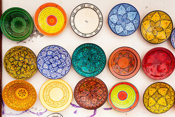 Traditional plates of Morocco