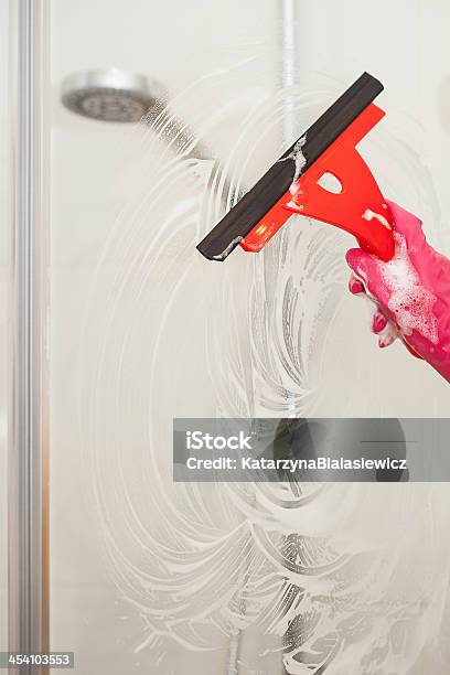 Shower Cleaner Stock Photo - Download Image Now - Shower, Squeegee, Cleaning