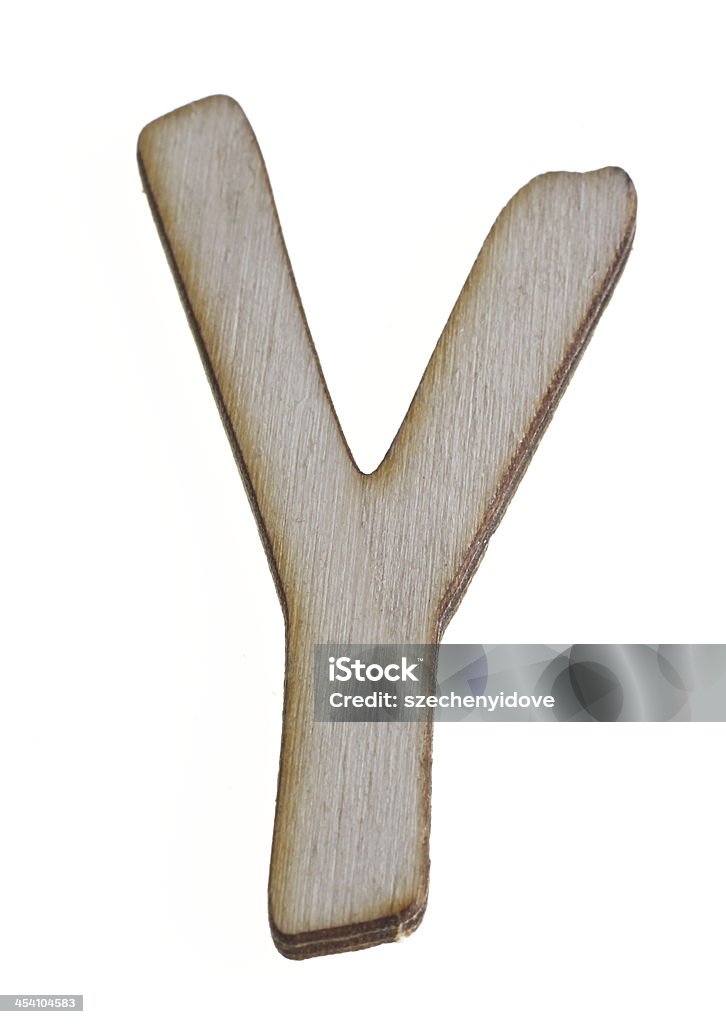 Treen Capital Letter Y - Lizenzfrei Alphabet Stock-Foto