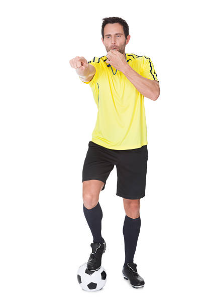 istock Soccer judge whistling 454104941