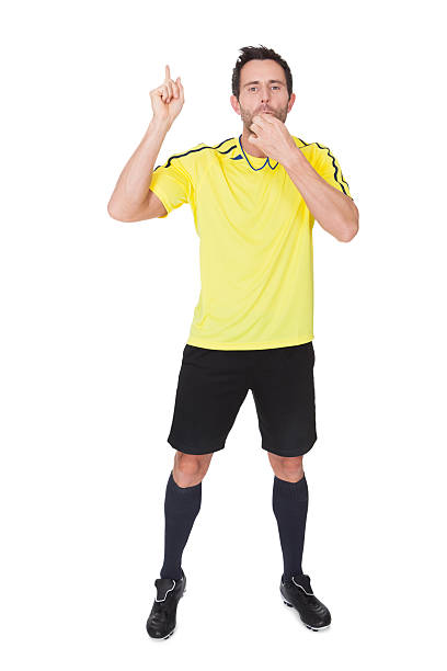 istock Soccer judge whistling 454104967