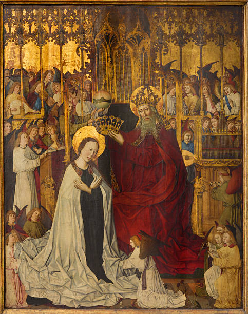 istock Vienna - Coronation of holy Mary from year 1350 454105595