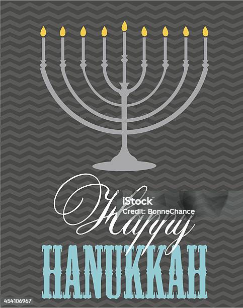 Feliz Hanukkah - Arte vetorial de stock e mais imagens de Candelabro Judeu - Candelabro Judeu, Carta de Baralho, Cartão de Saudações