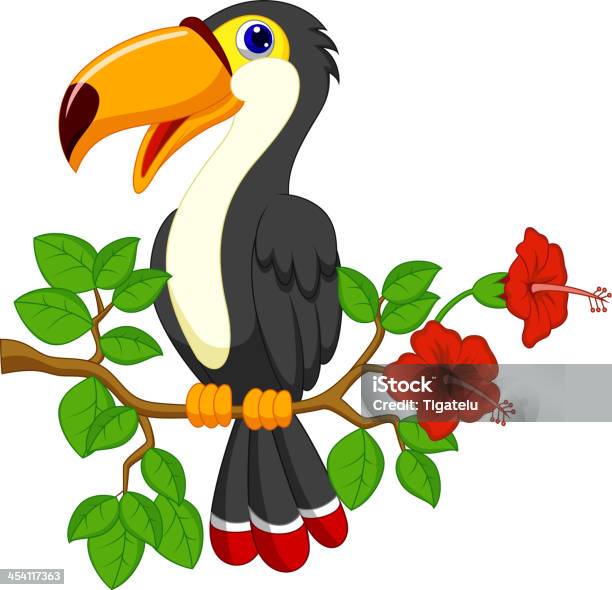 Cute Toucan Bird Cartoon Stock Illustration - Download Image Now - Animal, Animal Body Part, Animal Wing