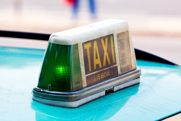 istock Lisbon taxi sign 454124995