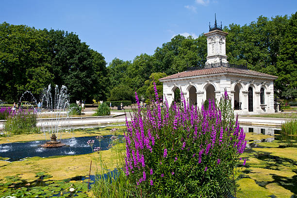 Kensington Gardens in London The Italian Garden in Kensington Gardens in London. kensington and chelsea stock pictures, royalty-free photos & images