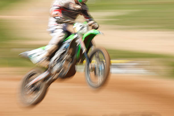 istock Off-rod motorbike riding fun 454127039