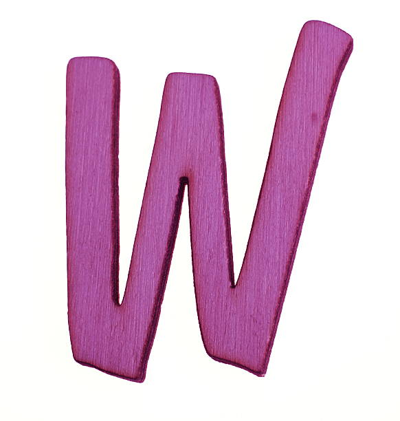istock Wooden Letter W 454127819