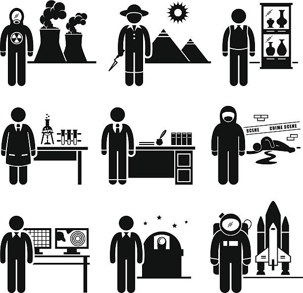 과학자 프로페서 직무와의 직업 경력을 - weather meteorologist meteorology symbol stock illustrations