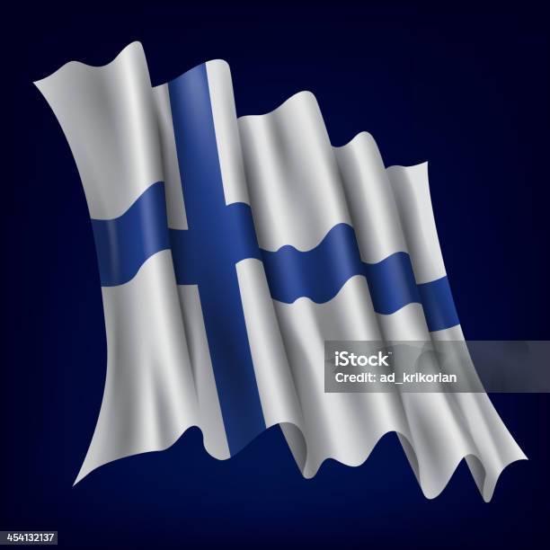 Finlandia Bandiera Della Finlandia - Immagini vettoriali stock e altre immagini di Attività - Attività, Attività fisica, Bandiera