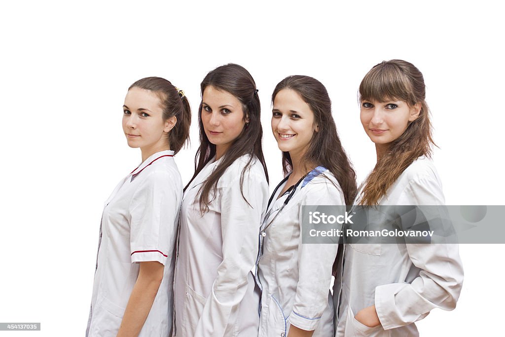 Портрет группа медсестер - Стоковые фото Больница роялти-фри