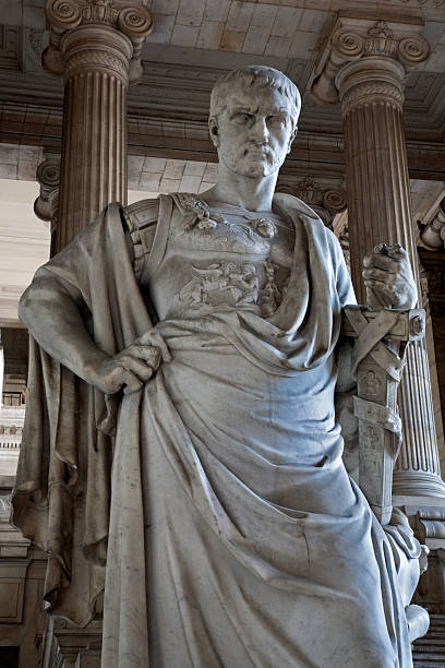 istock Brussels - Statue of ancient lawman Domitius Ulpianus 454137077