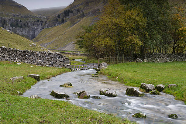 istock The river exiting Gordale Scar 454138685