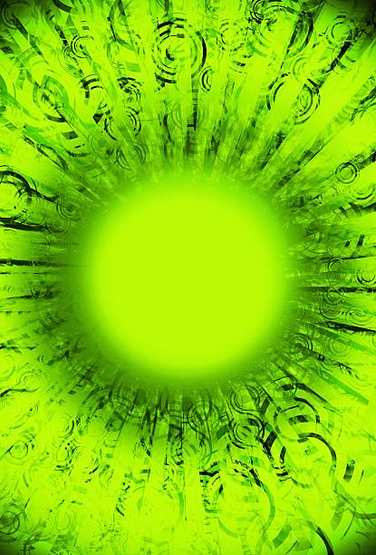 Grunge Fluo Green vector art illustration