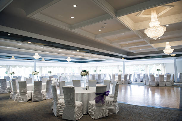 ricevimento di nozze - restaurant banquet table wedding reception foto e immagini stock