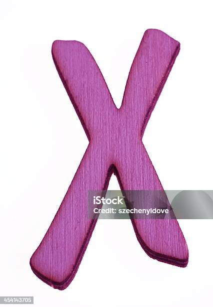 Legno Lettera X - Fotografie stock e altre immagini di Alfabeto - Alfabeto, Cibo biologico, Composizione verticale