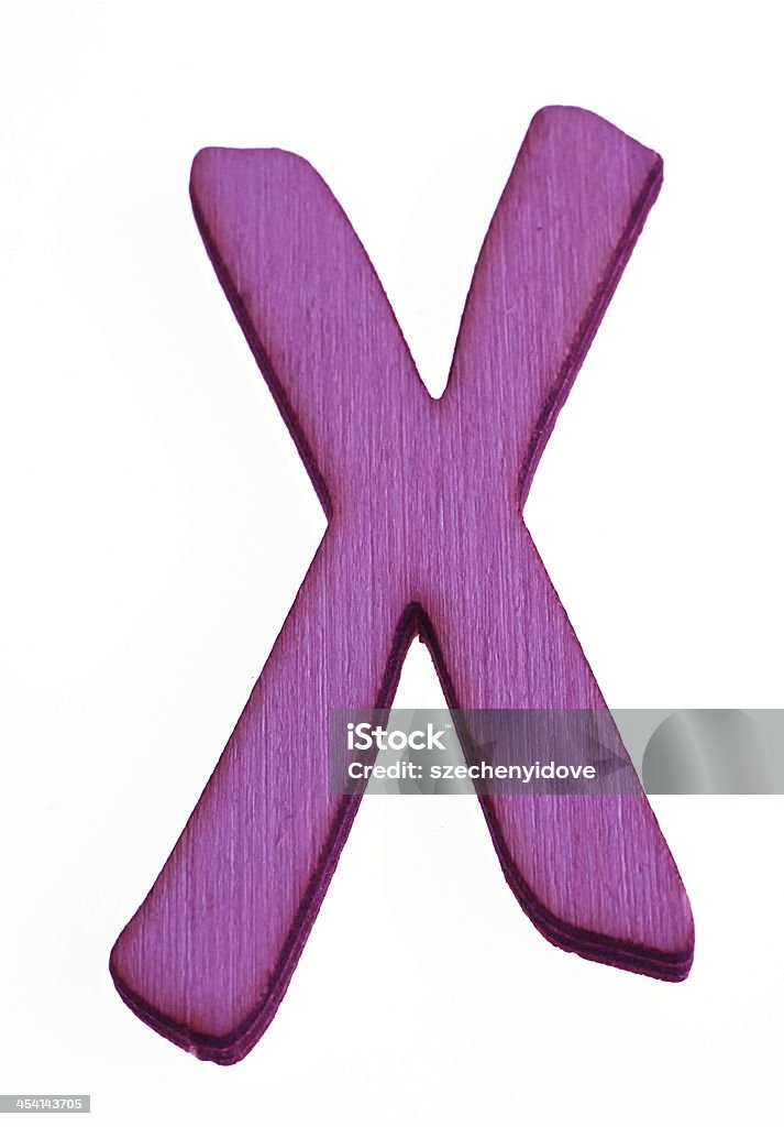 木製書 X - アルファベットのロイヤリティフリーストックフォト