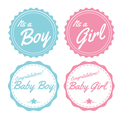 Baby Label Example Baby Labels Stock Illustration - Download Image Now - Baby - Human Age ...