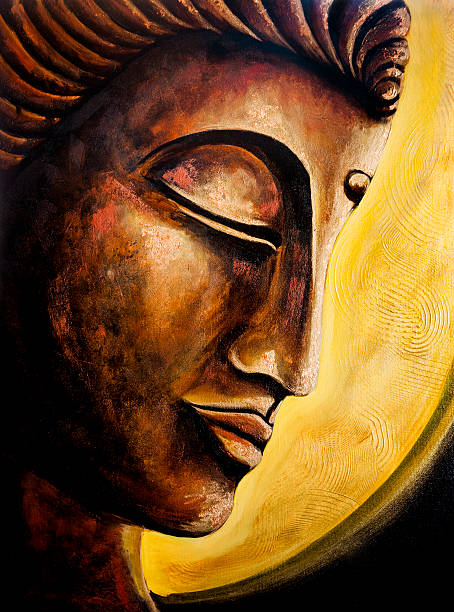 アート：buddha の絵画 - acrylic painting art painted image art and craft点のイラスト素材／クリップアート素材／マンガ素材／アイコン素材