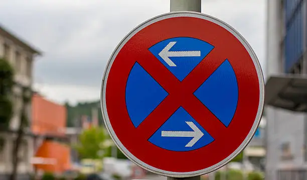 Photo of no parking sign in germany