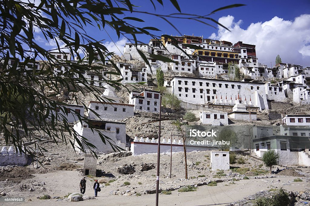Thiksay Monastery - Zbiór zdjęć royalty-free (Alpinizm)
