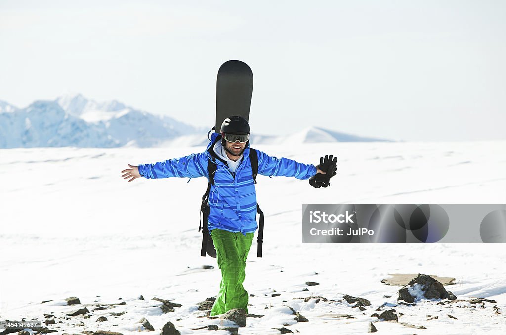 Jazda na snowboardzie - Zbiór zdjęć royalty-free (Alpy)