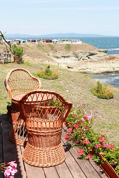 istock Garden above the sea 454150555