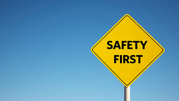 istock Safety Sign with Clipping Path 454150671