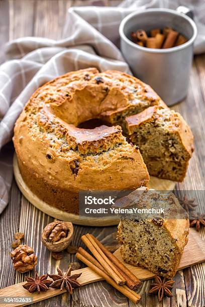 Fruit Cake Stock Photo - Download Image Now - Anise, Backgrounds, Baked
