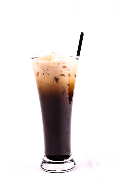 istock Thai Style Iced Coffee with Milk ( O'leng) 454155313
