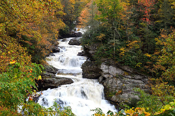 istock Cullasaja Falls in North Carolina 454157643