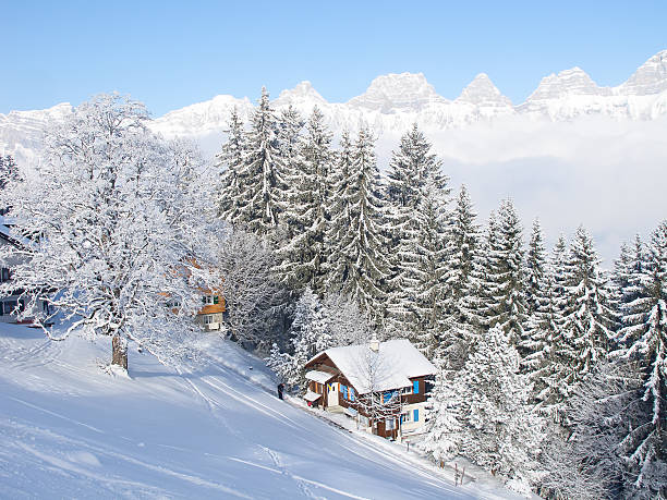 istock Winter in alps 454160869