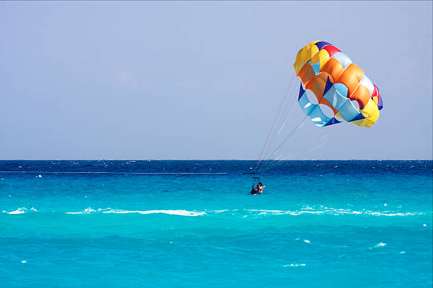 istock parachute mexico playa del carmen 454163449