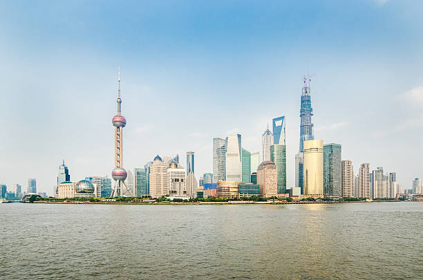 istock skyline of Shanghai at day time 454165513