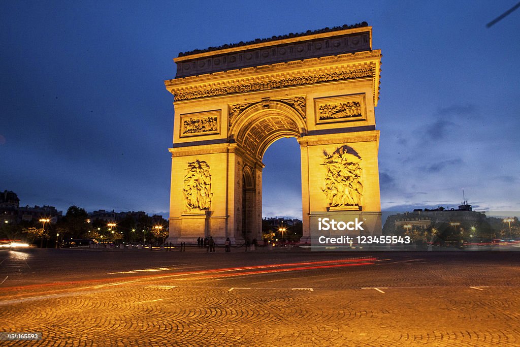 Arc de triomphe Arc de triomphe de paris, france - Photo de Arc - Élément architectural libre de droits