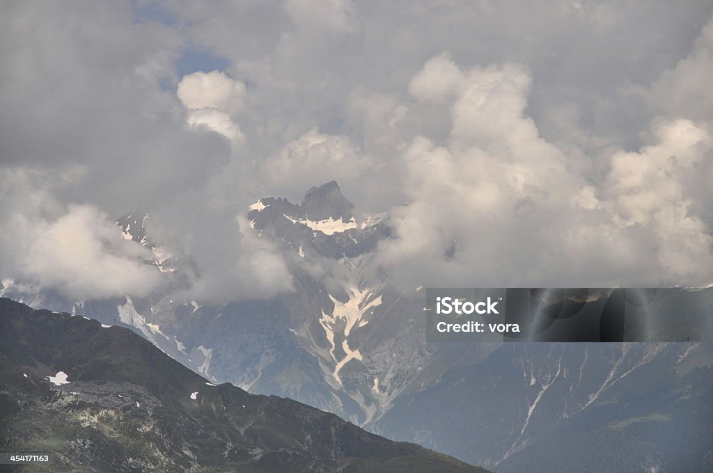 Parseierpsitze, uma montanha na Áustria - Royalty-free Alpes Lechtal Foto de stock